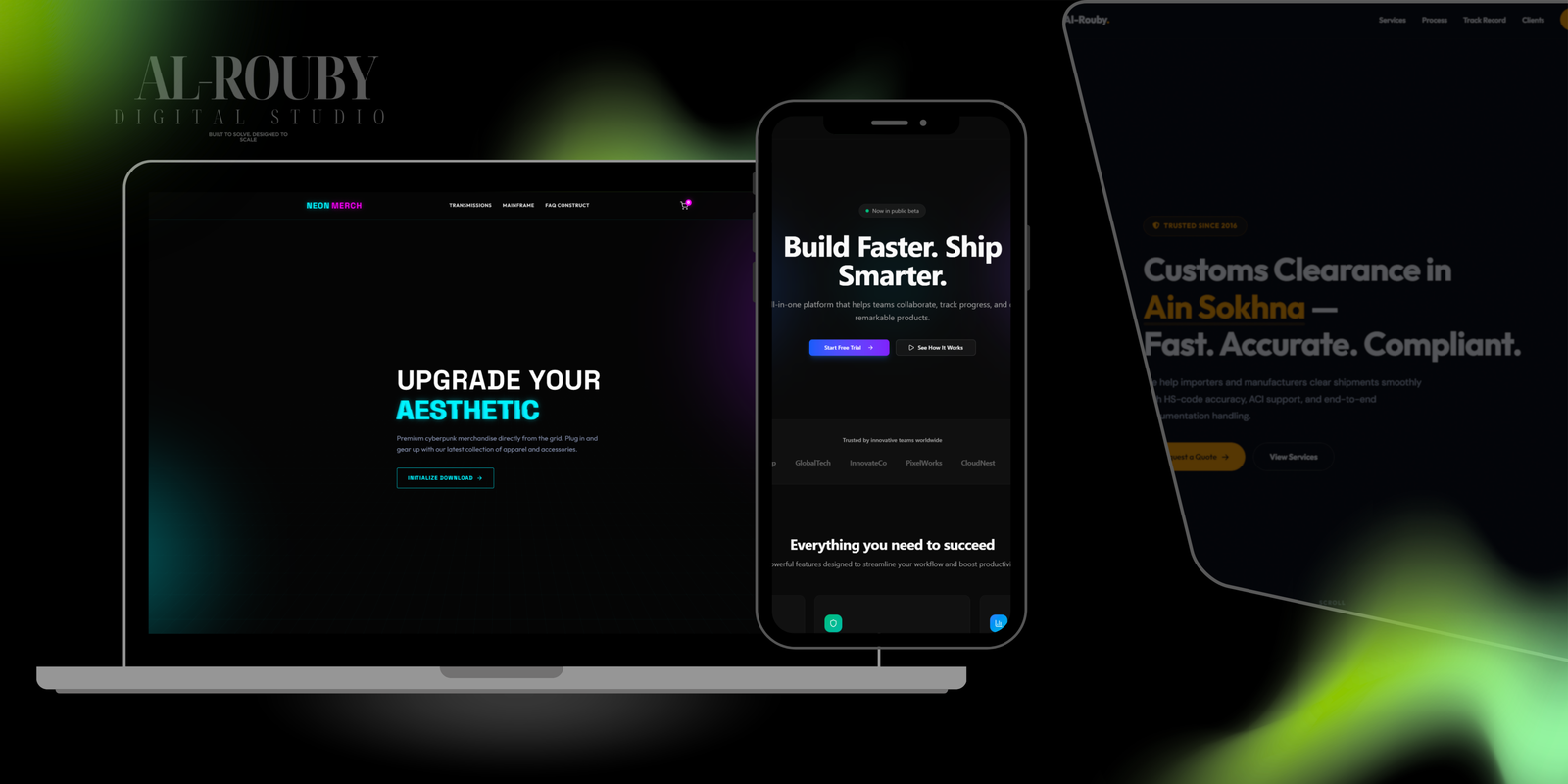 Al-Rouby Digital Studio work showcase